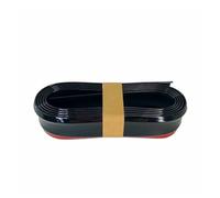 Jupes Latérales Jupe Latérale Voiture Protecteur Universel Jupe À Lèvres Voiture 2.5M Moulures Extérieures Lèvre Pare-Choc Avant Voiture Bande Caoutchouc Protection Anti-Rayures(Glossy Black)