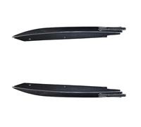 Jupes Latérales pour BMW Série 5 G30 Tech 525i 530i 540i 2017-2023 Sport 2 Pièces Séparateur Pare-Chocs Arrière Canards Lèvre Becquet Diffuseur(Carbon Look)