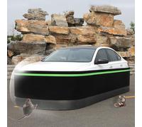 Jupes Latérales pour Camping-Car, avec Grille Métallique en Partie Basse, Couvre-Jupes en Treillis Métallique avec Verrou, avec Bandes Réfléchissantes Nocturnes(13.5m/44.3ft)