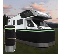 Jupes Latérales pour Camping-Car, Kits De Jupes d'hiver pour VR, Jupe De Camping-Car Facile À Installer, Treillis Métallique en Bas, Installation Facile(22m/72.2ft)