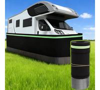 Jupes latérales pour Camping-Car, Rangement Pratique, avec Grille métallique en Partie Basse, avec système de Verrouillage, Pratique et Facile à Ranger(12m/39ft)