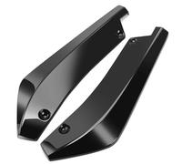 Jupes Latérales pour Dodge pour Charger pour Challenger RT pour SRT pour SXT Pare-Chocs Arrière 40 Cm avec Diffuseur Aileron Latéral Canards Et Jupe(Black)