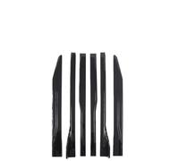 Jupes Latérales Pour Ford Pour Mustang S650 GT Pour Dark Horse | Pour EcoBoost 2024-2026 Jupe Latérale Spoiler Extension Diffuseur Séparateur Carbone Look Corps Kit(Glossy Black)