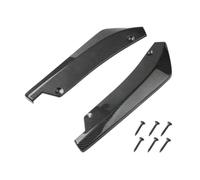 Jupes Latérales pour S3 S4 pour A3 pour A4 B7 B8 B9 RS pour S-Line Kit Pare-Chocs Arrière 2Pièces avec Spoiler Diffuseur Aileron Latéral Canards Et Jupe(Fibre de Carbone)