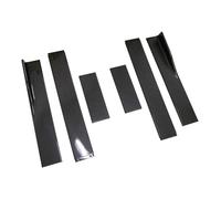 Jupes Latérales pour Seat pour Leon FR 5F MK1 MK2 MK3 MK4 pour Ibiza 6J Kit D'extension Bas Caisse Universel 78,7" avec Aileron Et Lame(Carbon Fiber Look)