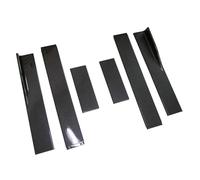 Jupes Latérales pour Seat pour Leon FR 5F MK1 MK2 MK3 MK4 pour pour Ibiza 6J 2M Kit D'extension Universel Bas Caisse Séparateurs Et Jupes Latérales(Carbon Fiber Look)