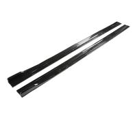 Jupes Latérales pour Seat pour Leon FR 5F pour Ibiza 6J 6L Extensions De Jupes Latérales Ailes De Diffuseur De Bas De Caisse Latérales Universelles pour Voiture Jupe Latér(Glossy Black)