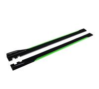 Jupes Latérales pour Toyota pour Corolla pour Camry pour Sienna 86 2m Extensions Jupes Latérales Séparateurs d'ailes Lèvre Jupe Latér(Green)