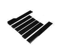 Jupes Latérales pour Voitures pour Jupe Latérale Universelle ABS Noir Pliable Robuste Anti-Rayures Extérieur Bas Côté Ligne Inférieure pour Automobile