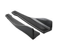 Jupes latérales Voiture 2PCS Universel Voiture Pare-Chocs Arrière Spoiler Lèvre Aile Garniture Protection Anti-Crash Diffuseur Jupe Latérale Wrap Angle Splitter(Jupe latérale CB)