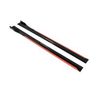 Jupes latérales Voiture 8PCS 2.2m Jupe Latérale Extension Culbuteur Plaque Lèvre Séparateur Pare-Chocs pour 1 2 3 4 5 Série E46 E90 F10 F20 F21 F30 G20 G30(Noir et Rouge)