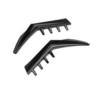 Jupes latérales Voiture Becquet Latéral Lunette Arrière Aileron Latéral Arrière Canard Splitter pour VW pour Golf 8 MK8 GTI GTD TSI TD Pro GTI Rline 2020-2023(Noir Brillant)