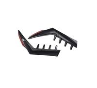 Jupes latérales Voiture Becquet Latéral Lunette Arrière Aileron Latéral Arrière Canard Splitter pour VW pour Golf 8 MK8 GTI GTD TSI TD Pro GTI Rline 2020-2023(Aspect Fibre de Carbone)