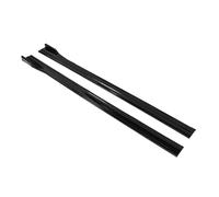 Jupes Latérales Voiture Ensemble 8 Pièces Universel pour Jupes Latérales Extensions Bas Caisse Et Séparateurs Pare-Chocs 2M/2,18M pour Nissan(A Glossy Black218)