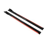 Jupes Latérales Voiture Ensemble 8 Pièces Universel pour Jupes Latérales Extensions Bas Caisse Et Séparateurs Pare-Chocs 2M/2,18M pour Nissan(A Reddish Black218)