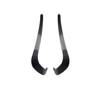 Jupes latérales Voiture Kit Carrosserie Pare-Chocs Avant Voiture Aileron Latéral Grille D'aération Couteau Vent pour VW pour Passat B7 2011-2015(Aspect Fibre de Carbone)