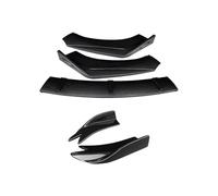 Jupes Latérales Voiture Kit Lèvre Séparation Pare-Choc Avant Extensions Becquet Angle D'enveloppe Arrière Ailerons Requin pour Toyota pour CHR 2019-2023(Carbon Look)