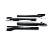 Jupes latérales Voiture pour Jeep pour Grand Cherokee SRT SRT8 Wk2 2012-2021 Jupe Latérale Voiture Extension Splitter Lèvre Spoiler Diffuseur Accessoires(Noir Brillant)
