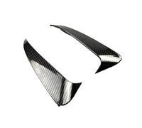 Jupes latérales Voiture pour Mercedes pour Benz C Coupé C205 AMG 2015-2019 Aileron Pare-Chocs Arrière Voiture Séparateur Latéral Canard Décoration Garniture Couverture(Fibre de Carbone)