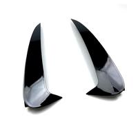 Jupes latérales Voiture pour Mercedes pour Benz C Coupé C205 AMG 2015-2019 Aileron Pare-Chocs Arrière Voiture Séparateur Latéral Canard Décoration Garniture Couverture(Noir Brillant)