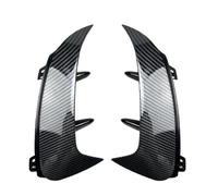 Jupes latérales Voiture pour Mercedes pour Benz CLA W177 Hatchback A45 A35 A180 A200 A220 AMG 2019+ Aileron Pare-Chocs Arrière Aileron Latéral Canard Air Vent(Berline Look Carbone)