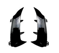 Jupes latérales Voiture pour Mercedes pour Benz CLA W177 Hatchback A45 A35 A180 A200 A220 AMG 2019+ Aileron Pare-Chocs Arrière Aileron Latéral Canard Air Vent(Berline Noire)
