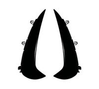 Jupes latérales Voiture pour Mercedes pour Benz Classe GLC X254 AMG Line 2023 2024 Garniture Pare-Chocs Arrière Becquet Aileron Canards Ailerons Pièces Accessoires
