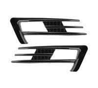 Jupes latérales Voiture pour VW pour Golf 7 MK7 pour Golf 7 Pre-Facelift 2012-2017 Becquet Pare-Chocs Avant Becquet Voiture Couvercle Calandre Phare Antibrouillard Garniture(Noir Brillant)