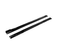 Jupes Latérales Winglet Wings Lot De 8 Extensions De Jupe Latérale De Voiture 2.2M Aileron Latéral Pare-Chocs pour BMW F10 Série 5 535i 528i pour Sport 2011-2016 2015(Glossy Black)