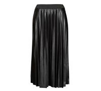 Vila Jupe Nitban plissée midi enduite Noir XL Femme