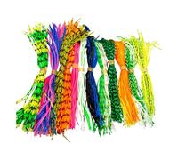 Jupes pour leurres : Accessoires, 12 leurres rotatifs en Silicone, appâts vibrants | Collection Polyvalente de leurres rotatifs pour Lacs, rivières, océans, Camping