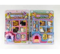 jupesa Lot de 4 Animaux avec Accessoires surt.