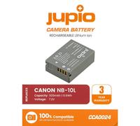 Jupio Batterie CCA0024 équivalent Canon NB-10L Li-Ion 920 mAh