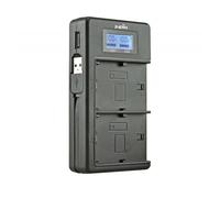 Jupio USB Duo Chargeur LCD pour Canon LP-E6 / LP-E6N / LP-E6NH