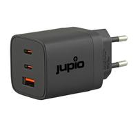Jupio chargeur triple USB GaN 65W (2x USB-C et 1x USB-A) - Charge rapide et compacte
