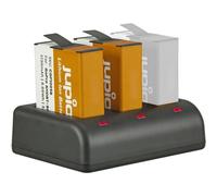 Jupio kit : 2 batteries GoPro Hero9, Hero10, Hero11, Hero12 + chargeur triple compact