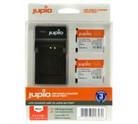 Jupio Kit : 2 batteries NB-11L pour appareil photo Canon + chargeur USB simple