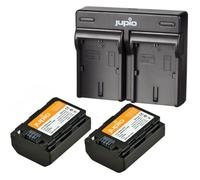 Jupio Kit : 2 batteries NP-FZ100 2040mAh + chargeur USB double pour appareils photo Sony