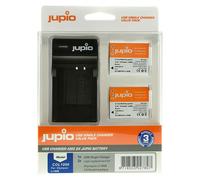 Jupio Kit avec 2x Batterie Li-90B/Li-92B 1270mAh + Chargeur USB