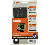 JUPIO KIT GOPRO Chargeur 3USB + 3 Batteries AHDBT-401 HERO4