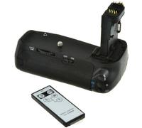 Jupio poignée d'alimentation pour Canon EOS 70D, Canon EOS 80D et Canon EOS 90D avec télécommande infrarouge
