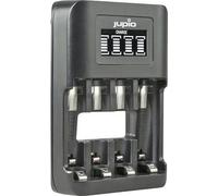Jupio USB 4-slots Ultra Fast Battery Charger LCD pour 1 à 4 piles AA/AAA