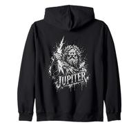 Jupiter Dieu Romain du Tonnerre avec la mythologie de la Foudre Sweat à Capuche