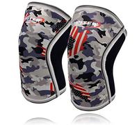 Jupiter Genouillères (1 paire), genouillères de compression 7mm pour squats, haltérophilie, haltérophilie, Cross Training pour hommes et femmes