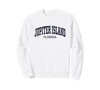 Jupiter Island Florida Vintage Athletic Sports Design Sweatshirt
