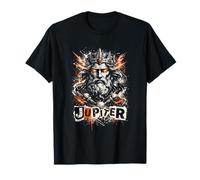 Jupiter Le Dieu Romain a Power Mythos Design T-Shirt