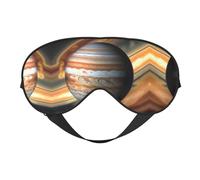 Jupiter Masque doux pour les yeux, imprimé sur toute la surface, 96 % polyester, 4 % élasthanne