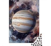 Jupiter Planet Puzzle Space Nebula Art 1000 Pièces Papier Recyclé pour Adultes Et À Partir De 12 Ans Puzzle Divertente Cadeau E Activité pour La Maison 38x26cm/1000pcs