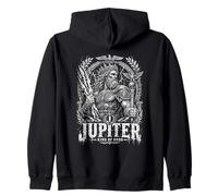 Jupiter, Roi des Dieux, divinité Romaine du Tonnerre Sweat à Capuche