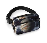 Jupiter Sac banane léger pour homme et femme avec sangle réglable pour course à pied, randonnée, voyage, 20 x 13 cm, Style :, 20x13cm